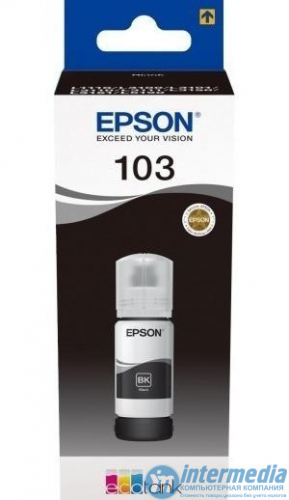 Краска Epson (C13T00S14A) 103 Black EcoTank L3100/L3101/L3110/L3150