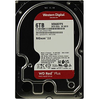 Жесткий Диск HDD 6TB WD Red Plus NAS WD60EFPX, 256MB, 5600RPM, SATA3 6.0Gb/s, 3.5" - Интернет-магазин Intermedia.kg