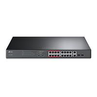 Коммутатор сетевой PoE TP-LINK TL-SL1218MP (16x10/100Mb/s+PoE, 2xGb/s SFP, 7.2Gb/s)  250W - Интернет-магазин Intermedia.kg