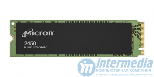 Micron 2450 (Crucial) 256GB PCIe NVMe Gen4x4, M.2 2280, Read/Write up to 3500/1600MB/s, [MTFDKBA256TFK] OEM