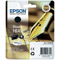 Картридж струйный Epson C13T16314010 Black Pigment 16XL (WF-2010W) 500p - Интернет-магазин Intermedia.kg