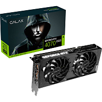 Видеокарта GALAX GeForce RTX 4070 SUPER 1-Click OC 2X V2 12GB GDDR6X 192bit 2490Mhz/21000Mhz DUAL Fan HDMI 3xDisplayPort [47SOM7MDABCD] - Интернет-магазин Intermedia.kg