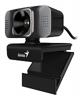 Вебкамера Genius FaceCam Quiet, USB, 1920x1080, 2.0Mpx, Крепление: зажим, Кабель 1.5 метра, Темно-серый - Интернет-магазин Intermedia.kg