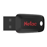 Флеш карта 64GB Netac, U197, NT03U197N-064G-20BK, USB 2.0, Красный, Черный - Интернет-магазин Intermedia.kg