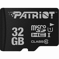 Карта памяти Secure Digital-micro 32GB Patriot LX Series UHS-I w/o adapter [PSF32GMDC10] - Интернет-магазин Intermedia.kg