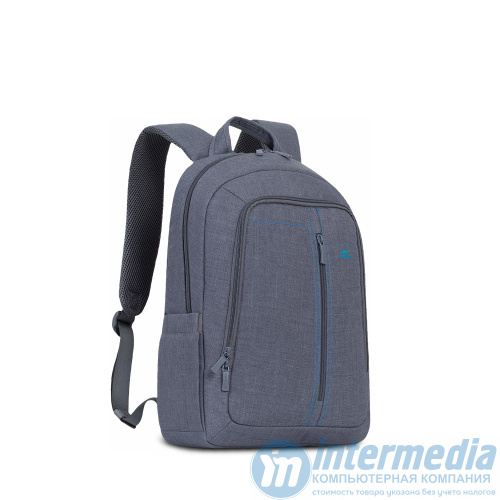 Рюкзак для ноутбука RIVACASE 7560 15.6" water-repellent Grey - Интернет-магазин Intermedia.kg
