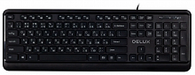 Клавиатура Delux DLK-290UB, Ультратонкая, USB, Кол-во стандартных клавиш 103, 18 мультимедиа-клавиш, - Интернет-магазин Intermedia.kg
