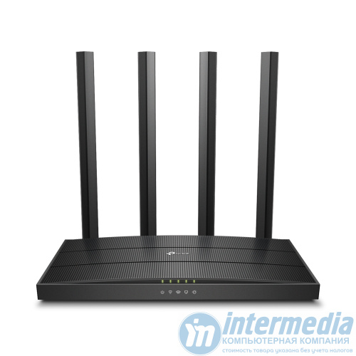 Роутер TP-Link Archer C80 AC1900 Dual-Band, 1300Mbps at 5GHz + 600Mbps at 2.4GHz, 4 10/100M Ports LAN, 4 antennas