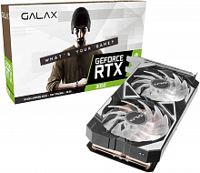 Видеокарта GALAX GeForce RTX3050 EX 1-Click OC 8GB GDDR6 128bit 1837Mhz/14000Mhz RGB DUAL Fan HDMI 3xDisplayPort [35NSL8MD6YEX] - Интернет-магазин Intermedia.kg