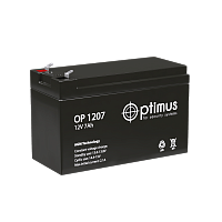Батарея UPS OPTIMUS OP1207 12V 7Ah  Lead-Acidgel - Интернет-магазин Intermedia.kg