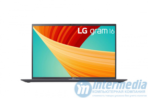 Ультрабук LG gram 16 16Z90R-N.APC5U1 Intel Core i5-1340P (1.40-4.60GHz), 8GB DDR5, 512GB SSD, Intel Iris Xe Graphics, 16"WQXGA (2560x1600) IPS, WiFi ax, BT 5.1, FHD IR WC, CR, Win 11 Pro, Backlit Русс - Интернет-магазин Intermedia.kg