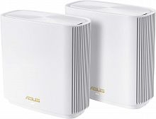 Mesh Wi-Fi система ASUS ZenWiFi AX6600(2-PK) Dual-Band Wi-Fi 6, 6005Mb/s 5GHz+574 Mb/s 2.4GHz, 3xLAN 1Gb/s, 6 антенн, USB 3.0, AiMesh, ASUS Router APP - Интернет-магазин Intermedia.kg