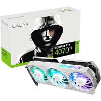 Видеокарта GALAX GeForce RTX 4070Ti EX GAMER WHITE 12GB GDDR6X 192bit 2685Mhz/21000Mhz RGB TRIPPLE Fan HDMI 3xDisplayPort [47IOM7MD8KWE] - Интернет-магазин Intermedia.kg