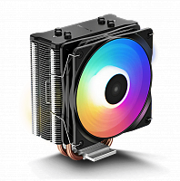 Кулер для процессора DeepCool GAMMAX 400 XT Black RGB LGA1700/1200/115X AMD AM4/AM5 6HP 129x86x157mm - Интернет-магазин Intermedia.kg