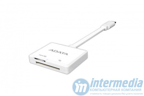 ADATA Card Reader Lightning white