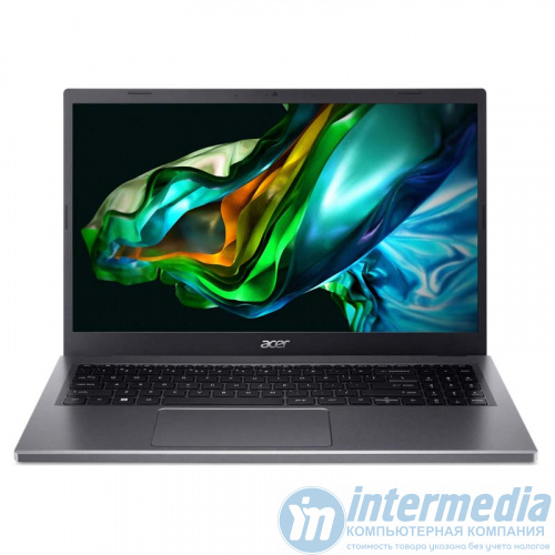 Ноутбук Acer Aspire 5/15.6" FHD IPS/i7-1355U/Integrated/16GB/512GB SSD/50Wh Li-ion battery/65W/Steel Gray 15 - Интернет-магазин Intermedia.kg