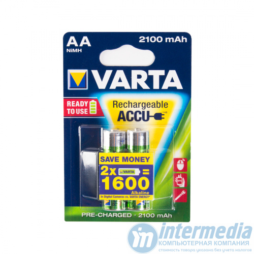 Батарейка Varta Mignon Accu 2400 mAh R2U HR6/AA
