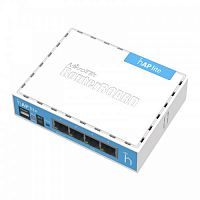 Роутер MikroTik RB941-2nD 300 Мб, 4 LAN 10/100, 2.4GHz, 802.11n/g 32 MB RAM, RouterOS L4 - Интернет-магазин Intermedia.kg