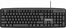 Клавиатура Defender Astra HB-588 RU проводная, черная, 1.8 м - Интернет-магазин Intermedia.kg