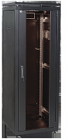 LN05-33U66-G ITK Шкаф сетевой 19" LINEA N 33U 600х600 мм стеклянная передняя дверь черный шт - Интернет-магазин Intermedia.kg
