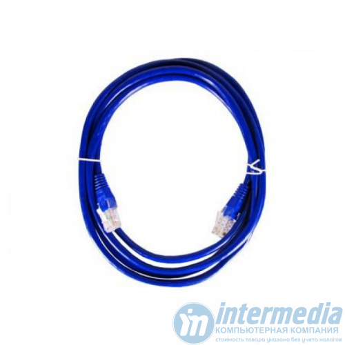 Патч Корд SHIP S3025BL0050-P, Cat.5e, UTP, LSZH, RJ-45, 0.5 м, Синий, Пол. пакет