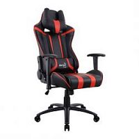 Игровое кресло AEROCOOL AC120 AIR BLACK&RED 2D Armrest 65mm wheels PVC Leather - Интернет-магазин Intermedia.kg