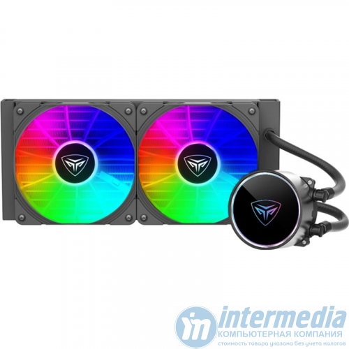 Система водяного охлаждения процессора Cooler PC Cooler PD240S ARGB BK (LGA 1700/1500/115X, AM4/5, Pump 2600RPM, 2*120mm ARGB FAN, Radiator 276x120x27mm, TDP 250W, 4Pin PWM)