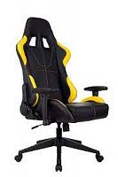 Кресло игровое Zombie VIKING 5 AERO Yellow, макс.нагрузка 150 кг, регулировка высоты/наклона/жесткости, эко.кожа, подголовник, ID1359297 - Интернет-магазин Intermedia.kg