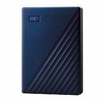 Внешний HDD 4TB WD My Passport WDBA2F0040BBL-WESN, USB 3.2 Gen 1, 2.5", Blue - Интернет-магазин Intermedia.kg