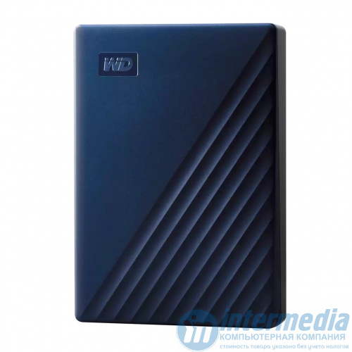 Внешний HDD 4TB WD My Passport WDBA2F0040BBL-WESN, USB 3.2 Gen 1, 2.5", Blue