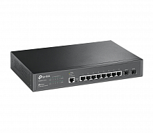 Коммутатор TP-LINK T2500G-10TS (TL-SG3210), 8-port 10/100/1000 Mbit, 2SFP, 1mUSB, 1consolRJ45, rack mount - Интернет-магазин Intermedia.kg