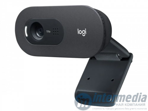 Веб камера Logitech C505e Business, HD, 720p, 30fps, View 60°, RightLight 2, Long-Range/Omni-Directional Microphone, USB 2.0, Black