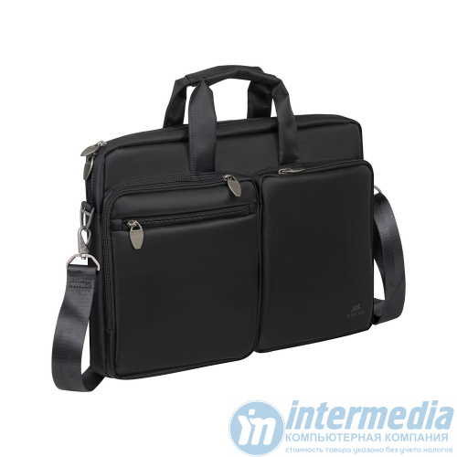 Сумка RIVACASE 8550 17.3" water-repellent  Black - Интернет-магазин Intermedia.kg