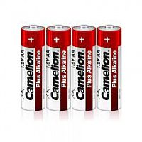 Батарейка CAMELION LR6-SP4, Plus Alkaline, AA, 1.5V, 2700 mAh, 4 шт. в плёнке - Интернет-магазин Intermedia.kg