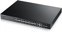 ZyXEL GS1920-24HP PoE-коммутатор Gigabit Ethernet с 24 разъемами RJ-45 и 4 SFP-слотами совмещенными - Интернет-магазин Intermedia.kg