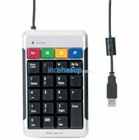 Цифровая  клавиатура для кассы Targus MINI AKP08 EU, USB-2.0 HUB-2x, Color-key COMFORT - Интернет-магазин Intermedia.kg