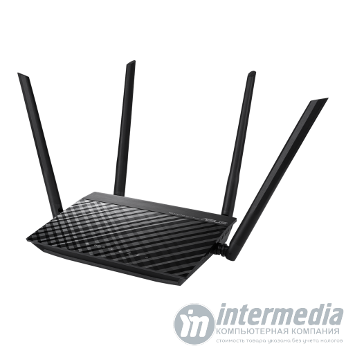 Роутер ASUS RT-AC1200 V.2 Dual-Band 867MB/s 5Ghz, 300MB/s 2.4GHz, 4x100Mb LAN, IPv6, MIMO, 4 antennas, ASUS Router APP