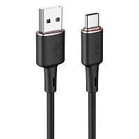 USB Кабель ACEFAST C2-04 Silicone Material USB-A to Type-C (Black) - Интернет-магазин Intermedia.kg