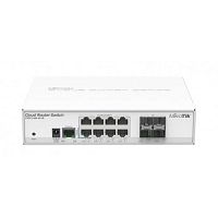 CRS112-8G-4S-IN Cloud Router Switch 8-портовый управляемый коммутатор 3-го уровня (Layer 3), 8x10/100/1000Mbps RJ45 ports, 4x1000 Mbps SFP ports, 1xConsole JR45 port  (R OS L5) шт - Интернет-магазин Intermedia.kg