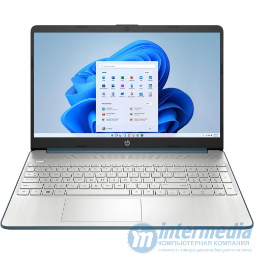 HP 15-ef2729wm 15.6" FHD (1920x1080) TN, AMD Ryzen 5 5500U (2.1GHz-4.0Ghz), 8GB DDR4, 256GB SSD PCIe NVMe, AMD Radeon RX Vega 7 Graphics, USB-C, WiFi ac, BT, HP HDcam, CR, Win11H, Spruce Blue - Интернет-магазин Intermedia.kg