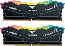 Оперативная память DDR5 Team Group T-Force Delta RGB 64GB (2x32GB) 6000MHz CL38 Black (FF3D564G6000HC38ADC01)