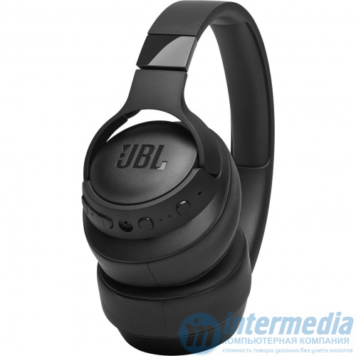 Наушники с микрофоном JBL TUNE760 Bluetooth 5.0, USB-TypeC, Время работы до 35 ч, 20 Гц-20 кГц, 103 дБ Черный [JBLT760NCBLK]