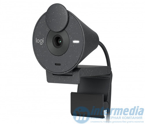Веб камера Logitech Brio 305 FHD 1920x1080, 30fps, 70°, RightLight 2, USB-Type-C, cable 1.5 m, Graphite [960-001469]