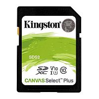 Карта памяти Secure Digital SDXC CL10 128GB KINGSTON Canvas Select Plus 100R C10 UHS-I U1 V10 - Интернет-магазин Intermedia.kg