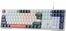 Клавиатура игровая проводная механическая RedragonTrundle K668RGB (108 кл. Red switch, RGB подсветка, белая) - Интернет-магазин Intermedia.kg