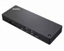 Док-станция Lenovo ThinkPad Universal Thunderbolt 4 Dock 40B00135US 4xUSB-A USB 3.1/3.2 Gen 2, 1xUSB-C USB 3.1/3.2 Gen 2, 1xThunderbolt 4 (100 W), 1xRJ45 10/100/1000 Mb/s), 1xHDMI 2.1, Black/Red - Интернет-магазин Intermedia.kg