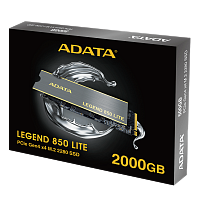 Диск SSD ADATA LEGEND 850 LITE 2TB 3D NAND M.2 2280 PCIe NVME Gen4x4 Read / Write: 5000/4200MB - Интернет-магазин Intermedia.kg
