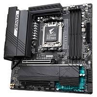 M/B AM5 GIGABYTE B650M AORUS ELITE AX ICE/4xDDR5/2xM.2/1xPCI-EX16 4.0/4xSATA/2.5Gb Ethernet/Wi-Fi 6E Module/PS-2/4xUSB2.0/7xUSB3.2/USB Type-C/HDMI+DP - Интернет-магазин Intermedia.kg