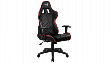 Игровое кресло AEROCOOL AC110 AIR BLACK&RED 2D Armrest 65mm wheels PVC Leather - Интернет-магазин Intermedia.kg