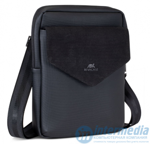 Сумка для планшета 11" RivaCase 8511 black Canvas Crossbody bag 11" - Интернет-магазин Intermedia.kg